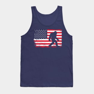 Bigfoot American Flag Tank Top